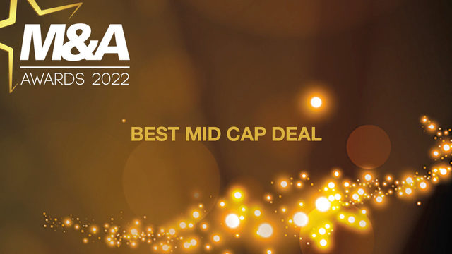 Acquisition of Groendus by APG and Omers nominated for Best MidCap deal by M&A Community