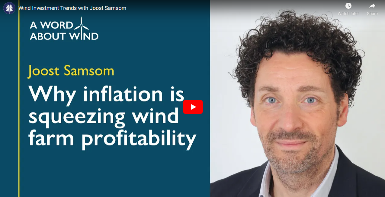 Why inflation is squeezing wind farm profitability